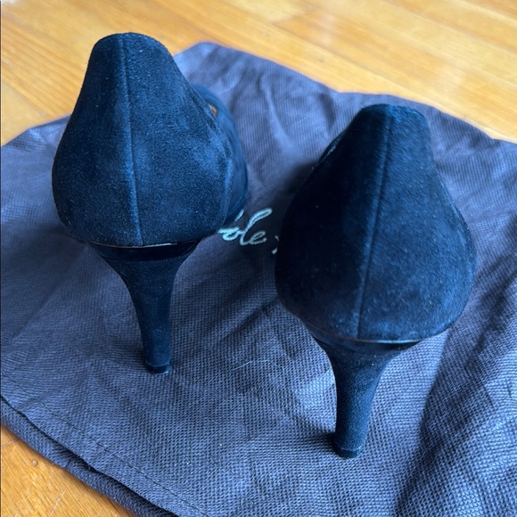 Cole Haan Black Suede Women's Shoes - Picture 5 of 7